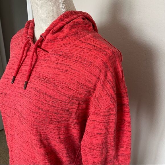 Heathered Red Reebok Lightweight Hoodie Size Small - Picture 6 of 7